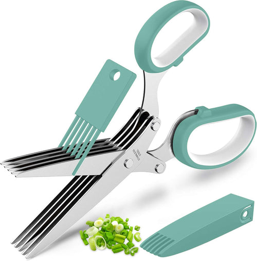 5-Blade Herb Scissors – Quick Herb Chopper
