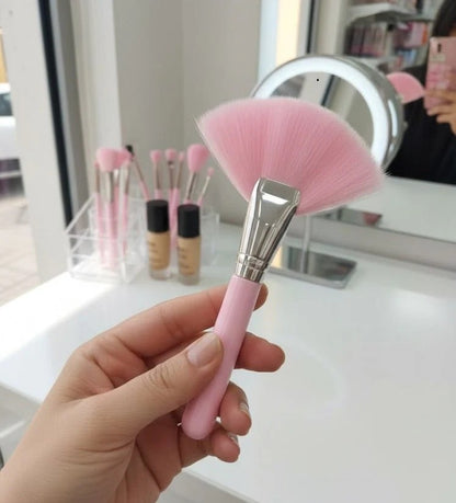 GR - Professional Pink Makeup Brush Set