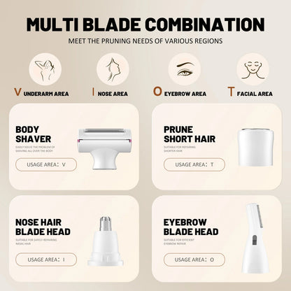 4-In-1 Lady Shaver