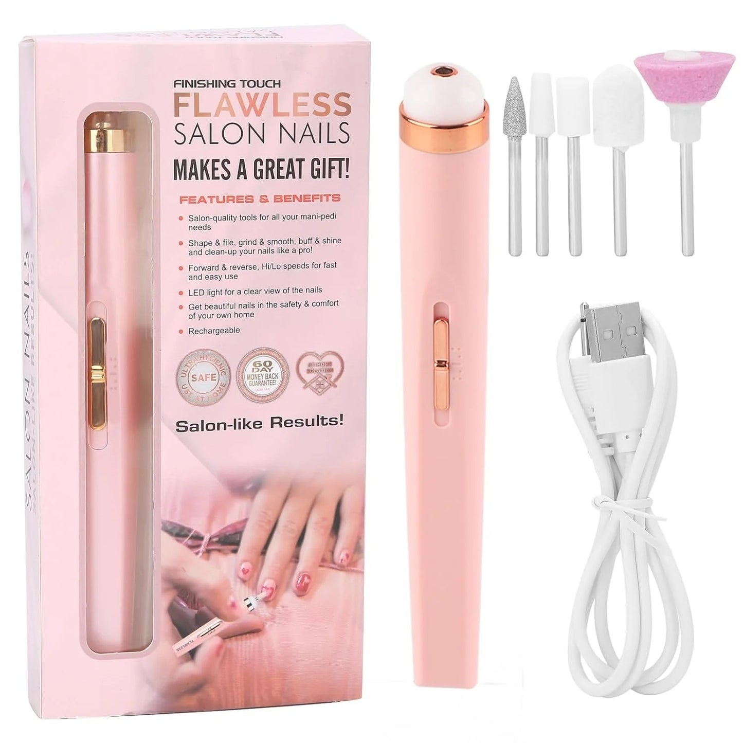 Rechargeable Salon Nails Kit