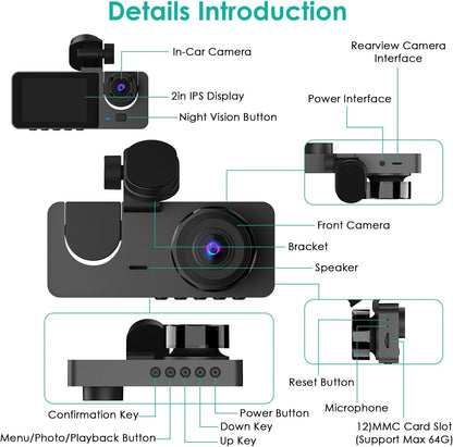 DVR  Car Dash Camera Ⓢ